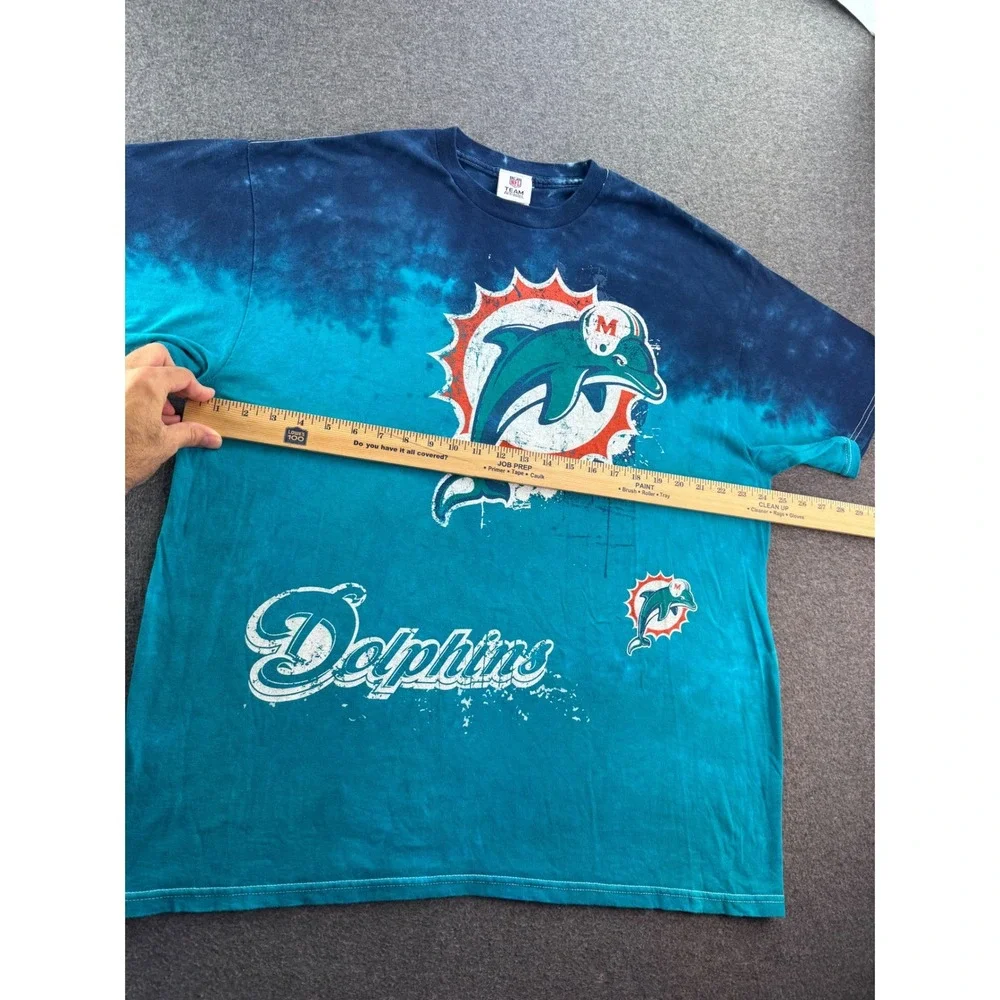 Miami‎ Dolphins NFL Team Apparel Tie Dye T Shirt Mens 2XL NFL Football